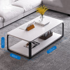 White frame light walnut / 120x60x42.5cm