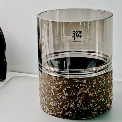 Nordic Light Luxury Straight Glass Vase