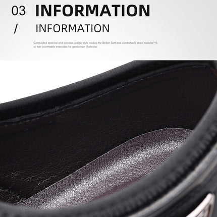 Plus Size Casual Leather Shoes Male