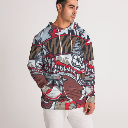 20 cool dragon red design Men's All-Over Print Hoodie