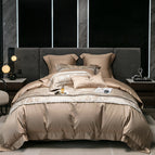 Livia Gold / 150cm Flat Sheet 4pcs Set
