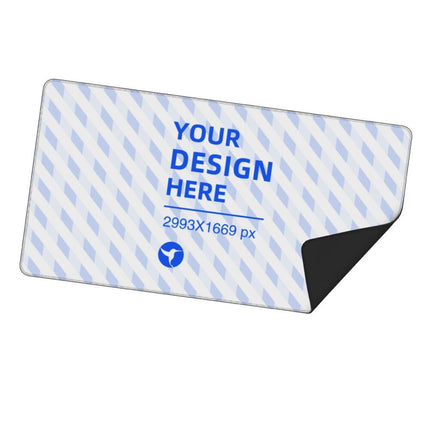 Create your own 16x29.5in Horizontal Oversized Anti-Slip Rubber Keyboard Pad
