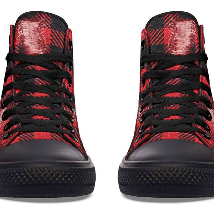 Printed Couple High-top Canvas Shoes