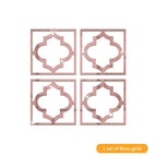 Rose gold1 / 20x20cm / 4PCS