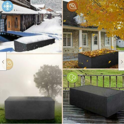Waterproof And Anti-sack Protective Cover For Tables And Chairs