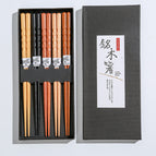 Five pairs of chopsticks