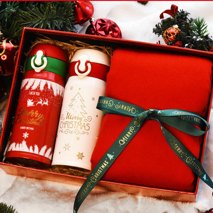 Christmas Female Thermos Cup Gift Box Set Birthday