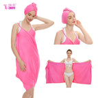 Bath Skirt Set Rose Red / 70X160cm