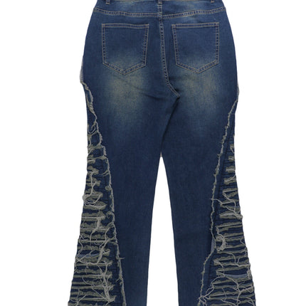 Trendy Autumn Denim Jeans With A Cool Edgy Vibe