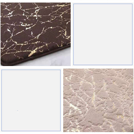 Marbled Hot Stamping Carpet Floor Mat Toilet Mat