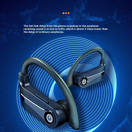 Wireless Bluetooth Headset Large Power Hanging Ear Noise Reduction