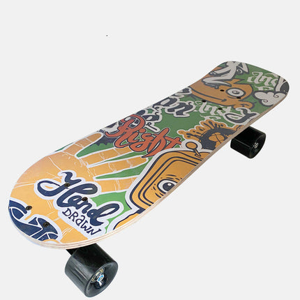 Pet Dog Cat Skateboard Big Head Board Brush Street Wheel