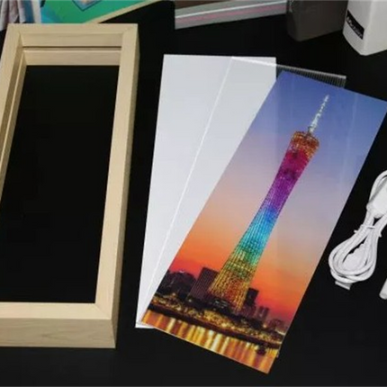 Creative Birthday Gift DIY Photo Frame Lamp Customized Nightlight