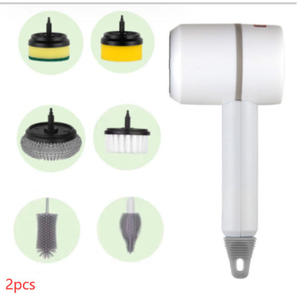 Electric Cleaning Brush Multifunctional Scouring Pad