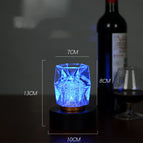 Blue light / Broken brick button switch / 220V US