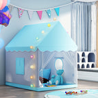 Blue / Round Window Fantasy House