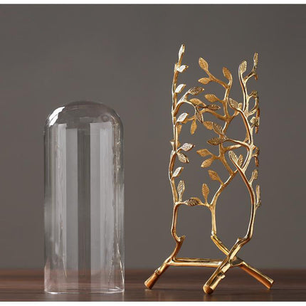 Modern Light Luxury Glass Vase Decoration Living Room