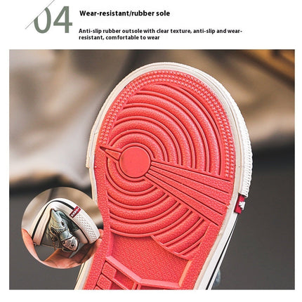Children's Women's Net Red Shoes