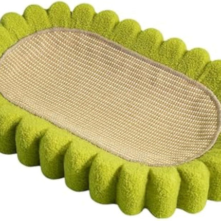 Oval Cat Scratch Pad Bowl Car Scratching Board Cat Nest Furniture Protector Cat Scratcher Cardboard Kitty Scratching Pad