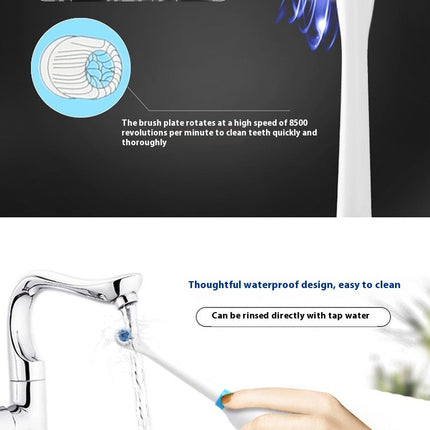 Creative Waterproof Rotary Household Electric Toothbrush