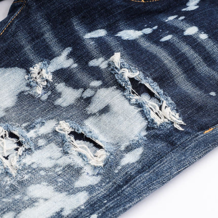 urban TEEN  Fashion Ripped Jeans STONE WASHED Pants