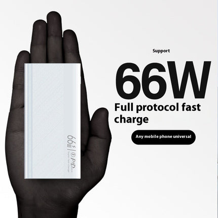 Large Capacity Mobile Power PD66w Fast Charging Lightweight Universal