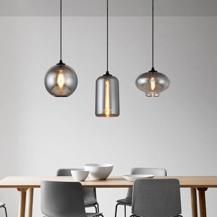 Nordic Creative Glass Chandelier Cafe