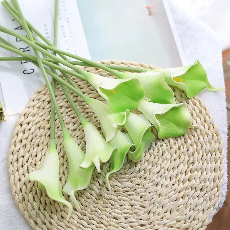 Artificial Calla Lily Decor for Living Room & Dining Table