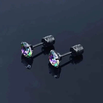 High-End Synthetic Zirconia Earrings