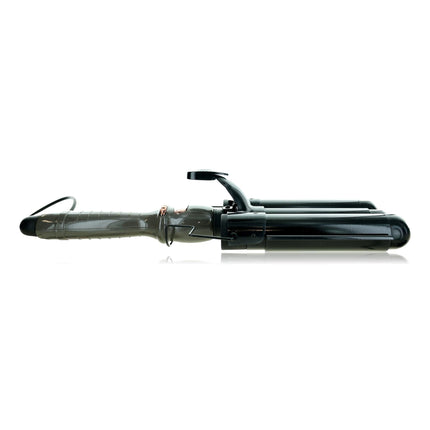 Almost Famous Triple Barrel Clip Curling System, Charcoal Gray