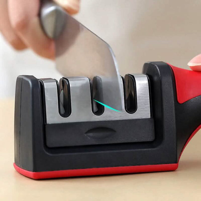 Knife Sharpener Handheld  3 Stages Type Quick Sharpening Tool