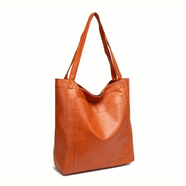 Large Capacity Soft Leather Handbags for Women