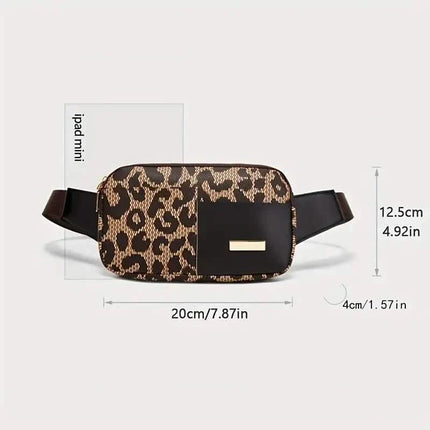 Leopard Pattern Chest Bag