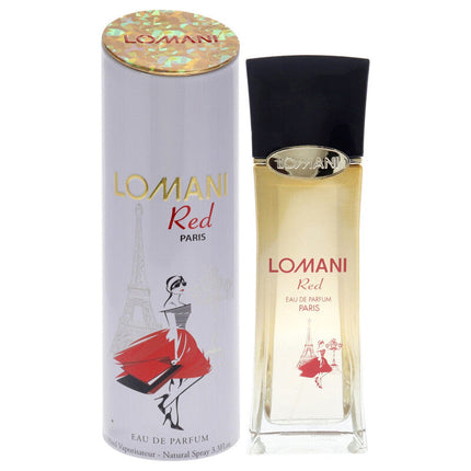 Lomani Red by Lomani Eau De Parfum Spray 3.3 oz for Women