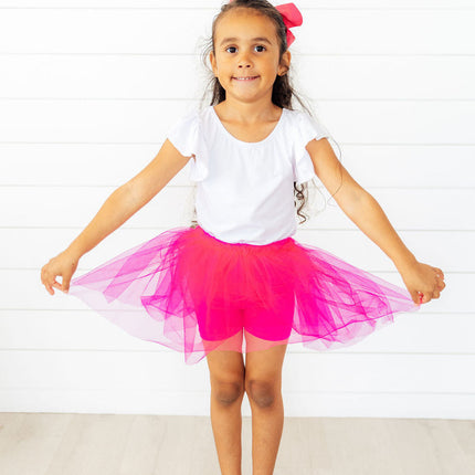 Hot Pink Tutu Shorts