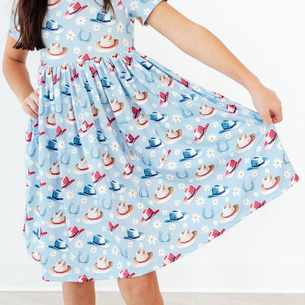 Tip Your Hat S/S Pocket Twirl Dress