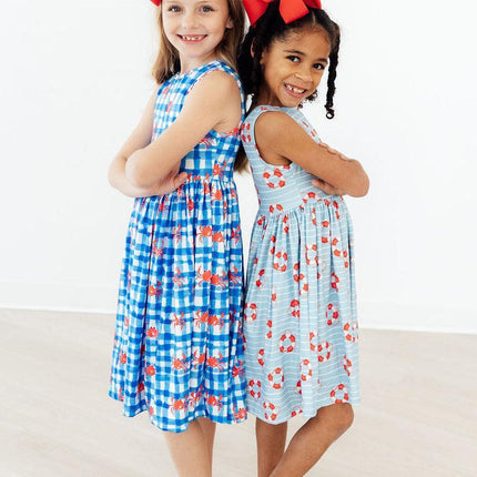 Little Lifeguard Tank Twirl Dress