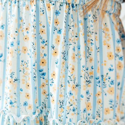 Buttercup Blooms Smocked Ruffle Dress