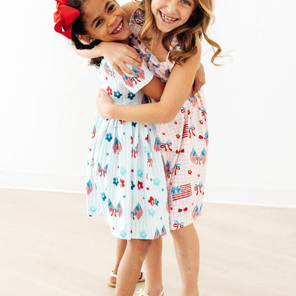 Home of the Brave S/S Pocket Twirl Dress