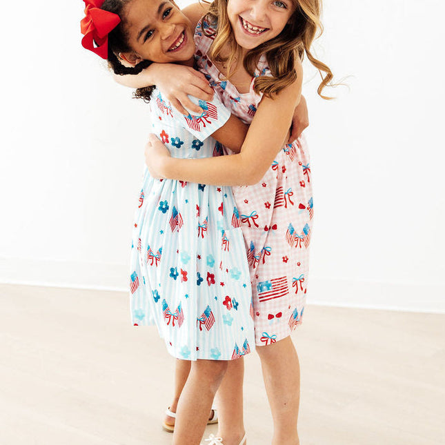Home of the Brave S/S Pocket Twirl Dress