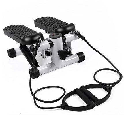 Mini Fitness Stepper with 2 Resistance Bands LCD Monitor