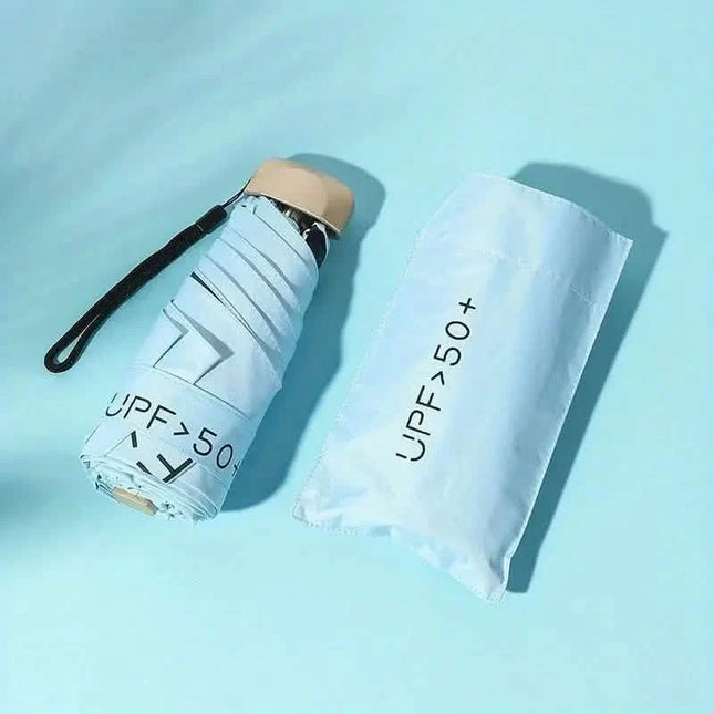 Pocket Windproof UV50 Anti-sunburn Rain Umbrella