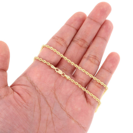 Rope Chain in Yellow Gold - 5mm