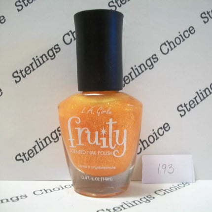 LA GIRL Fruity Scented Nail Polish - Tropical Mango