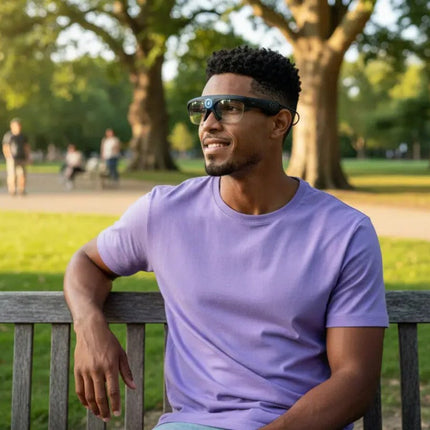Bluetooth Audio Smart Glasses with Polarized UV400 Lenses | Wireless Stereo Music & Hands-Free Calling Sunglasses