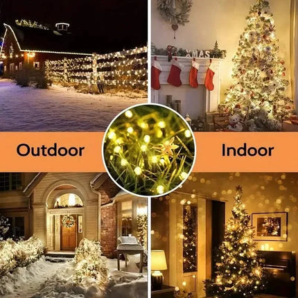 Solar String Lights Outdoor Waterproof