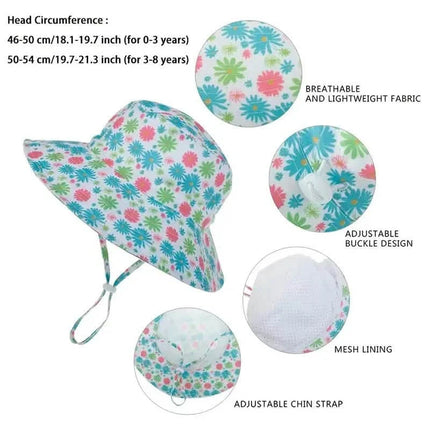 Summer Baby Anti UV Bucket Cap