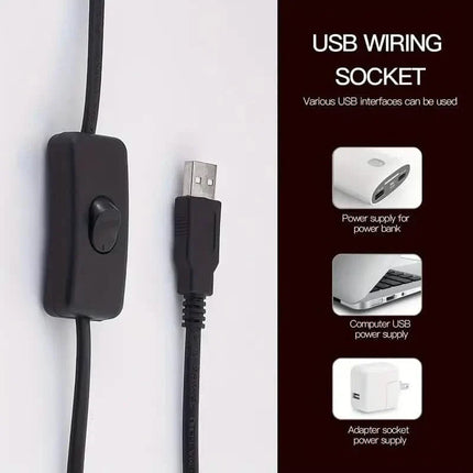 The Gothic Crow USB Port Lamp