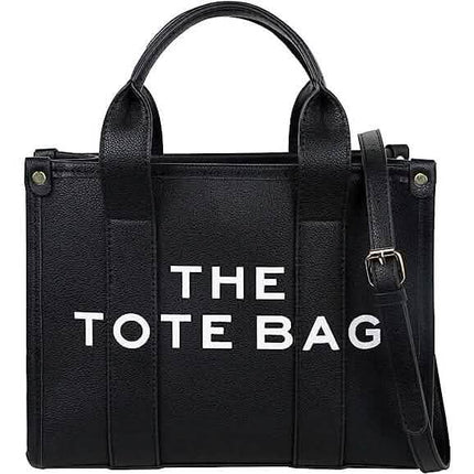 Trendy Leather Tote Bag Small Personalized Top Handle Crossbody Handbags