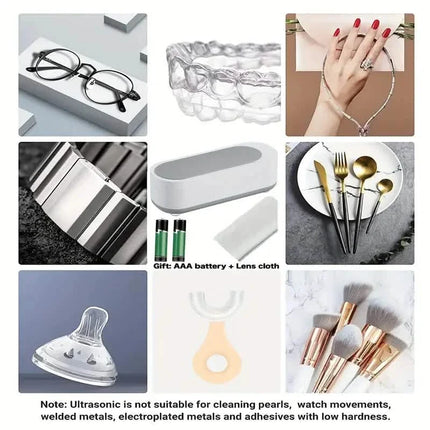 Ultrasonic Jewelry Cleaner Portable